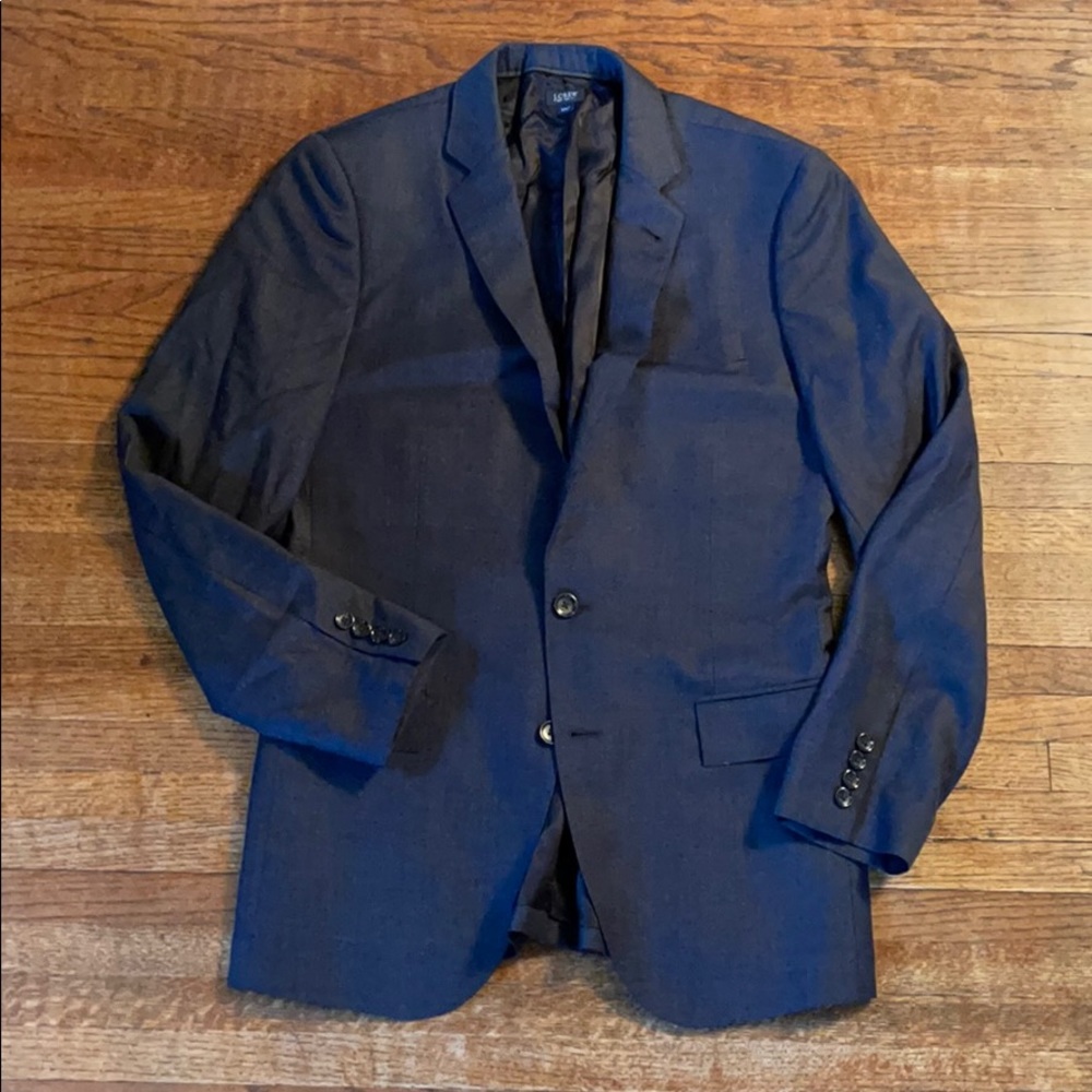 J Crew dark gray Italian wool ludlow jacket 38R